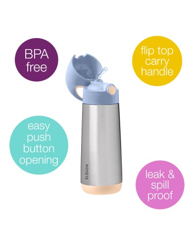 BBOX Gourde Isotherme 500 ml - Peachy