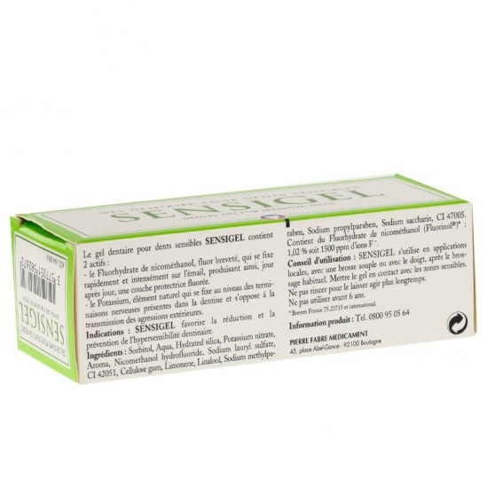 Sensigel gel dentaire dent... Sensigel gel dentaire dent...
