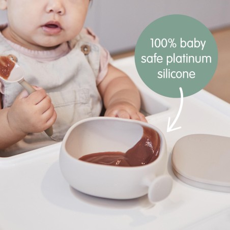 BBOX Bol ventouse en silicone - Latte