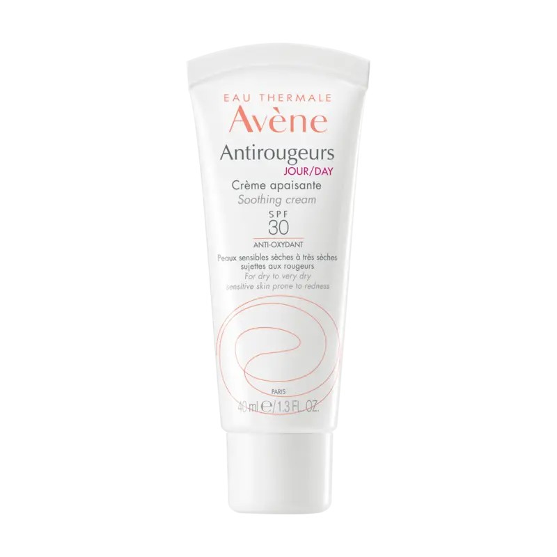 Avène Antirougeurs Jour – Crème Apaisante SPF30 (40 ml)
