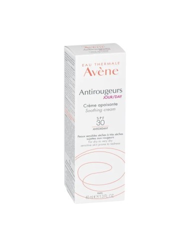 Avène Antirougeurs Jour – Crème Apaisante SPF30 (40 ml)