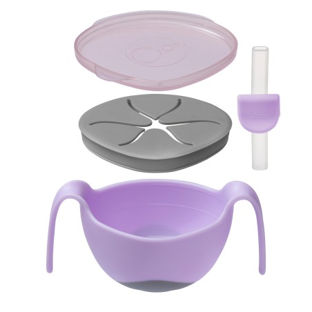 BBOX Bol 3-en-1 avec paille - Boysenberry