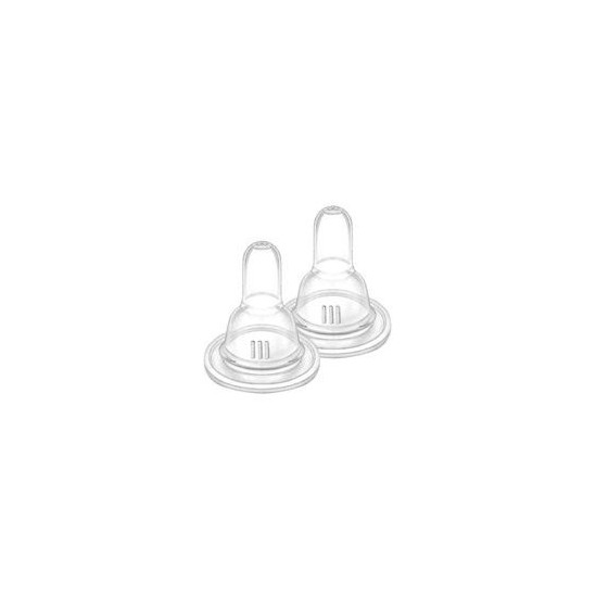 Dodie tétine 2ème âge silicone liquide épais 2 tétines Dodie tétine 2ème âge silicone liquide épais 2 tétines