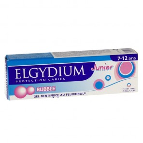 Elgydium dentifrice junior protection caries 7-12 ans bubble 50ml