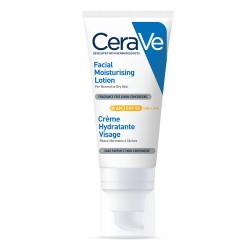CeraVe Crème Hydratante Visage SPF50 - Peaux Normales à Sèches