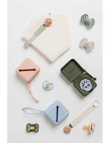 BIBS Boite à sucette Flexible - Blush