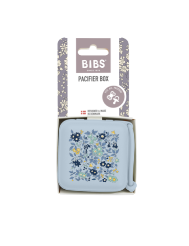 BIBS Boite à sucette - Chamomile Lawn Baby Blue