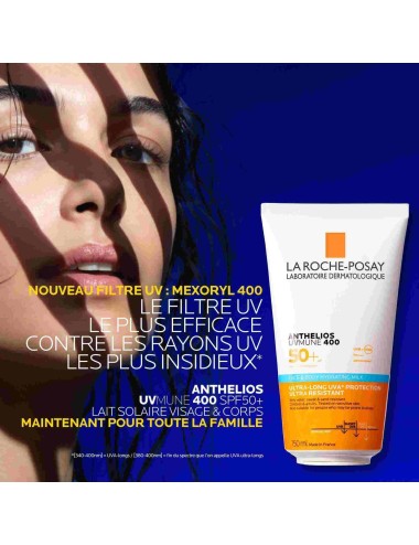La Roche Posay Anthelios UVMUNE 400 Lait Hydratant Visage et Corps