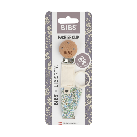 BIBS Attache sucette tressée - Eloise Ivory