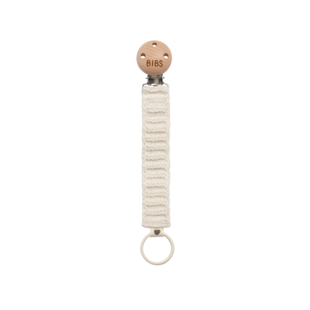 BIBS Attache sucette Tricot - Ivory