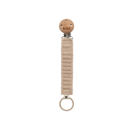 BIBS Attache sucette Tricot - Vanilla