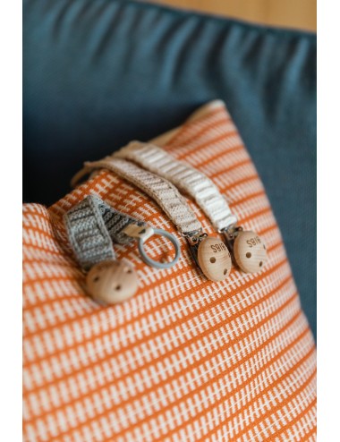 BIBS Attache sucette Tricot - Vanilla
