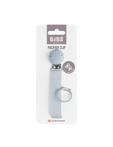 BIBS Attache sucette Ruban - Dusty Blue