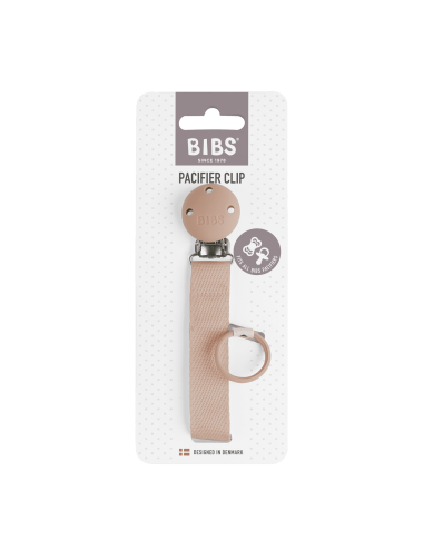 BIBS Attache sucette Ruban Blush