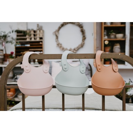 BIBS Bavoir en Silicone - Blush