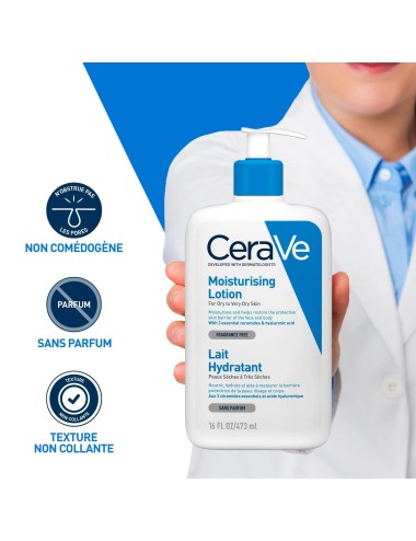 CeraVe Lait Hydratant Peau Sèche à Très Sèche 473ml