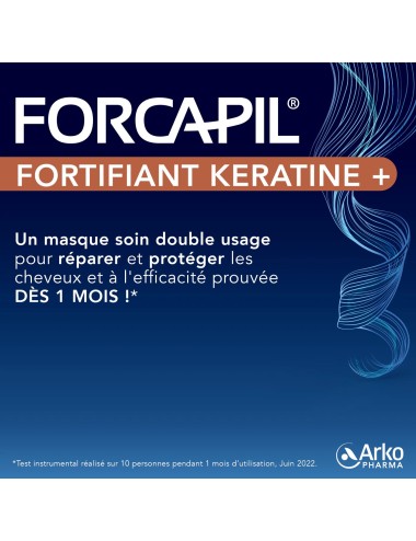 Forcapil Kératine Masque Soin Double Usage – 200 ml