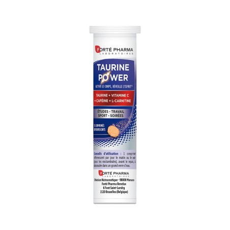 Forté Pharma Energie Taurine Power – Comprimés Effervescents