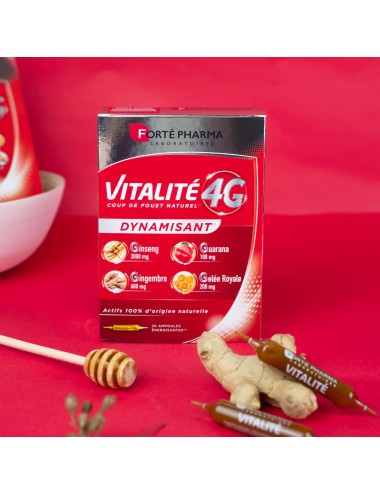 Forté Pharma Vitalité 4G Dynamisant Ampoules