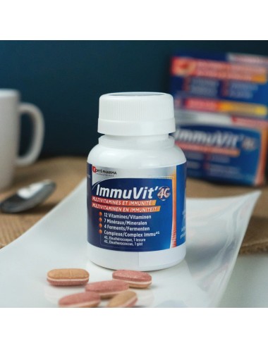 Forté Pharma Immuvit’4G Multivitamines & Immunité – 30 comprimés