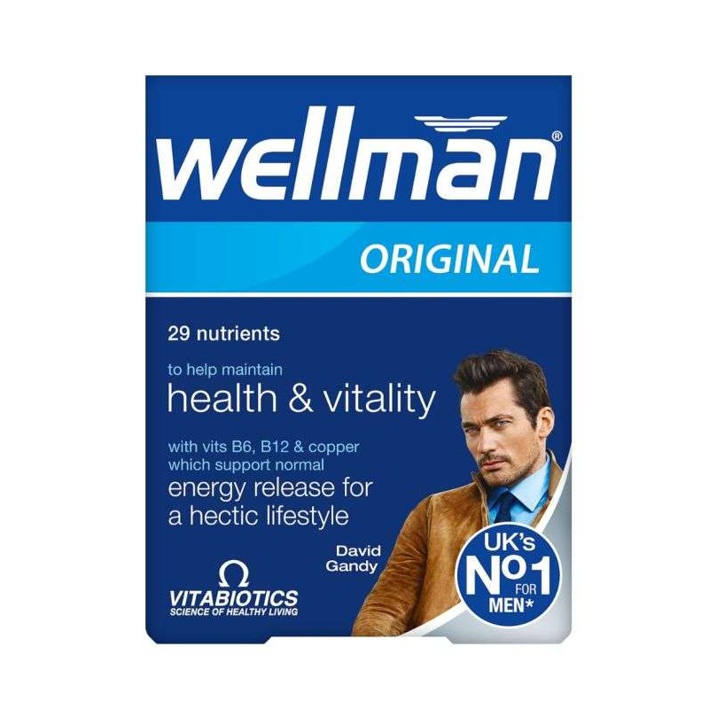 Vitabiotics Wellman Original – 30 comprimés