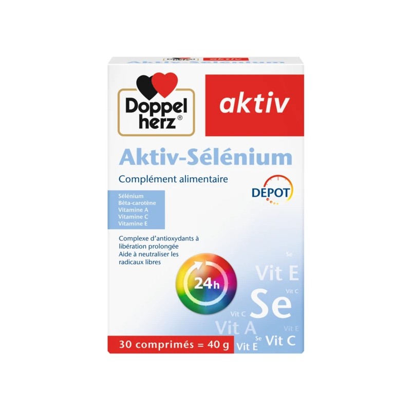 Doppelherz Aktiv Sélénium – 30 comprimés