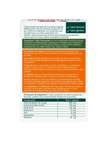 Doppelherz Prostacalm Santé de la Prostate – 30 capsules