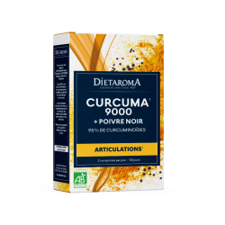 Dietaroma Curcuma & Poivre Noir Bio – 60 comprimés