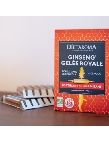 Dietaroma Ginseng & Gelée Royale – 20 ampoules
