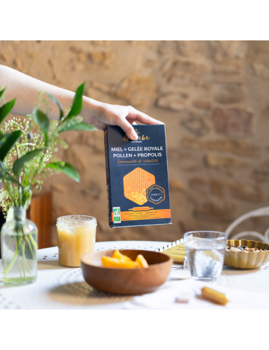 Dietaroma La Ruche Miel + Gelée Royale + Pollen + Propolis – 20 ampoules