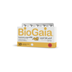 BioGaia Probiotiques Arôme Fraise - 10 Cps à Croquer