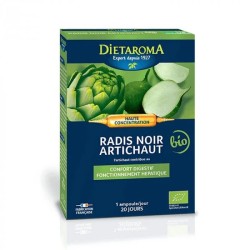 Dietaroma Radis Noir & Artichaut Bio – 20 ampoules