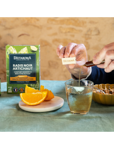 Dietaroma Radis Noir & Artichaut Bio – 20 ampoules