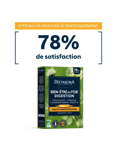 Dietaroma Bien-Être du Foie Digestion – 20 ampoules