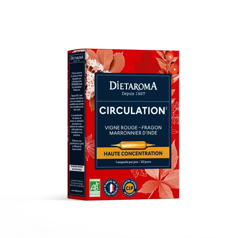 Dietaroma Circulation Bio – 20 ampoules