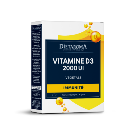 Dietaroma Vitamine D3 Végétale 2000 UI
