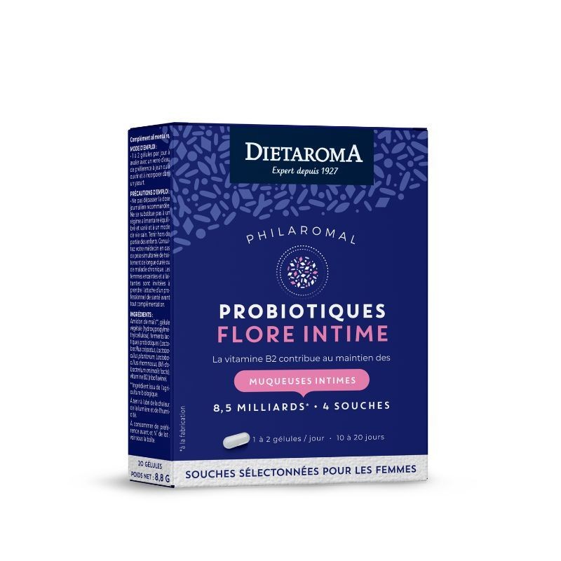 Dietaroma Probiotiques Flore Intime – 20 gélules