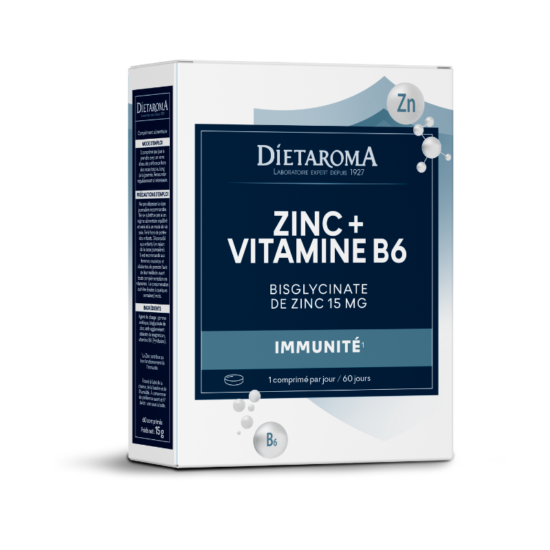 Dietaroma Zinc + Vitamine B6 – 60 comprimés