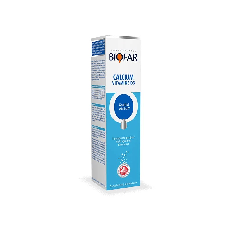Biofar Calcium + Vitamine D3 - 20 Capsules