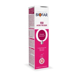 Biofar Fer + Acide Folique – 20 capsules