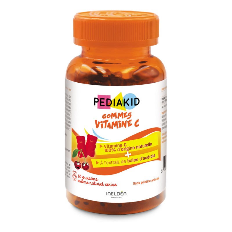 Pediakid Gommes Vitamine C – 60 gommes