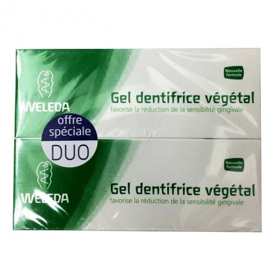 Weleda gel dentifrice végétal duo 75ml Weleda gel dentifrice végétal duo 75ml