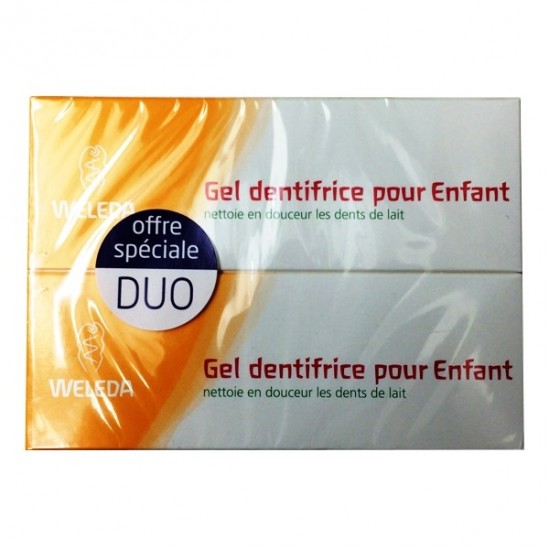 Weleda gel dentifrice pour enfant lot de 2 x 50ml Weleda gel dentifrice pour enfant lot de 2 x 50ml
