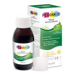 Pediakid Sirop Toux Sèche & Grasse Goût Citron – 125 ml