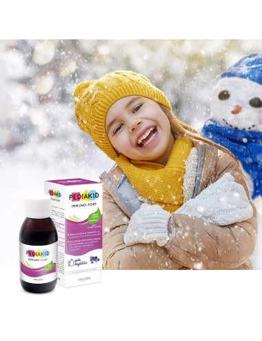 Pediakid Immuno-Fort Goût Myrtille Sirop – 125 ml
