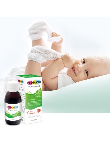 Pediakid Sirop Transit Doux Goût Pomme – 125 ml