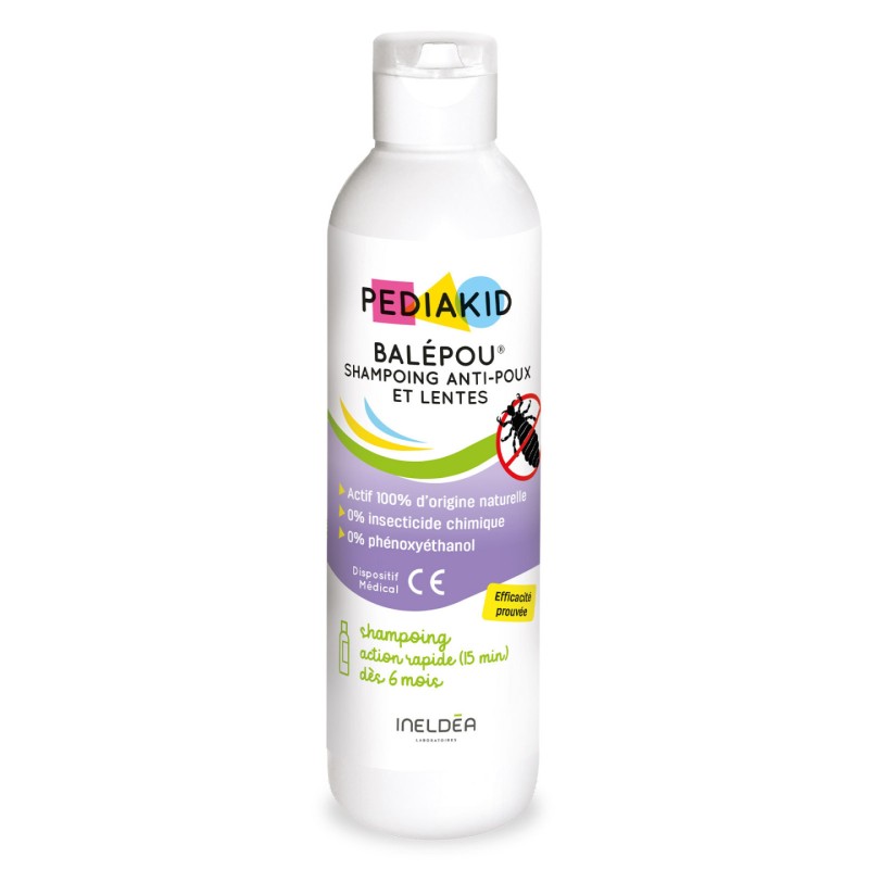 Pediakid Balépou Shampooing Anti-Poux & Lentes – 200 ml
