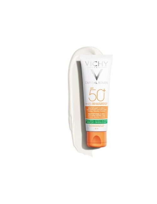 VICHY CAPITAL SOLEIL MATIFIANT 3-EN-1 SPF 50+