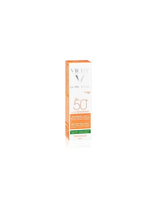 VICHY CAPITAL SOLEIL MATIFIANT 3-EN-1 SPF 50+