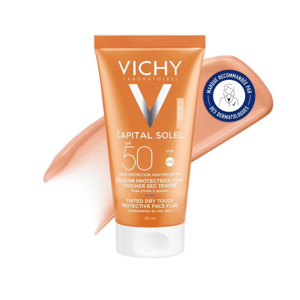 Vichy Capital Soleil Crème Toucher Sec Teintée SPF 50+